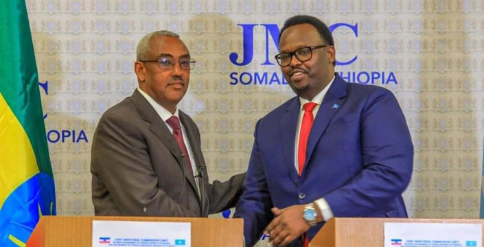 Ministerial meeting between Ethiopia and Somalia last week